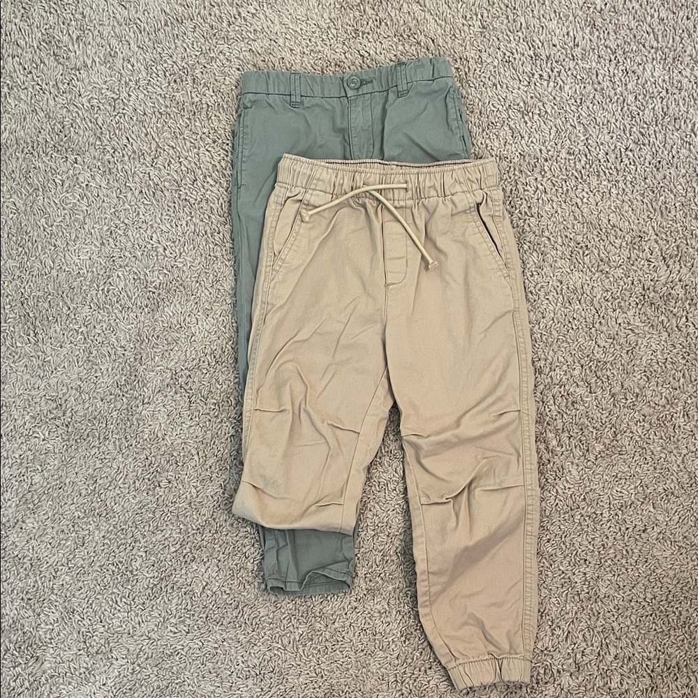 H&M Kids Beige and Olive pants